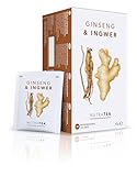 Nutra Tea Ginseng & Ginger - fördert Verdauung & Leistungsfähigkeit, Ingwertee...