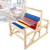 GJLRS Multi-Craft-Webstuhl aus Holz, Desktop-Handwebmaschine, DIY-Handstrickmaschine, mit...