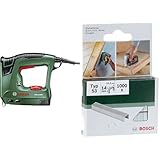 Bosch Elektrotacker PTK 14 EDT, 1000 Klammern, Karton (30 min-1 Schläge,...