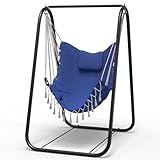 G TALECO GEAR Hängesessel mit Ständer, robuster und rostfreier Hängesessel mit...