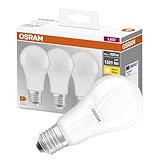 Osram LED Base Classic A Lampe, in Kolbenform mit E27-Sockel, nicht dimmbar,...