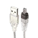 xiwai USB-Stecker auf Firewire IEEE 1394 4-poliger Stecker iLink-Adapterkabel...