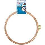 Prym 611677 Buchenholz mit Schraube 8 mm x 19 cm Stickrahmen, Polyester, beige,...