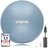 unycos - Gymnastikball 65 cm Sitzball Trainingsball für Yoga, Fitness,...