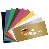Smowo® 10 Grundfarben Wachsplatten 20 x 10cm zum gestalten, dekorieren und...