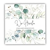 Kackspecht 14 Einladungskarten Hochzeit Einladung zur Hochzeit klassisch...