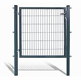 Koll Living Gartentore für Stabmattenzaun mit 120 cm Breite - Farbe und Höhe...