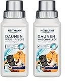 HEITMANN Daunen Waschpflege, Flüssigkeit, 250 ml (Packung mit 2)