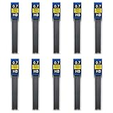 XPEX Bleistiftminen 0,7 mm je 120 Minen Bruchsichere Bleistiftminen Schreiben glatt und...