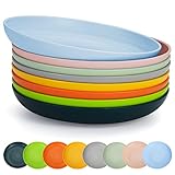 Berglander teller set 8 Farben 23cm Wiederverwendbares für Nudelschalen Vorspeisen...