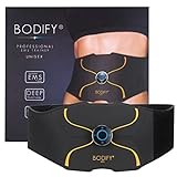 Bodify® EMS Bauchtrainer Pro - Gezielte Stimulation der Bauch Muskulatur! -...
