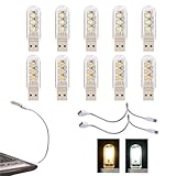 USB Schwanenhals, Mini LED USB Lampe, USB-Leselampe, Flexible Tastaturlicht,...