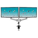 Desire2 Dualer Monitorarm | 32 Zoll Bildschirmhalterung für Schreibtische |...