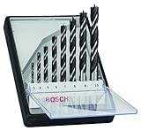Bosch Professional 8tlg. Holzspiralbohrer-Set (für Weich- und Hartholz, Ø 3-10 mm,...