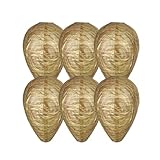 Magesh 6 Stück Wespennest Attrappe, Künstliches Wespen Abwehr Aufhängen im Freien,...