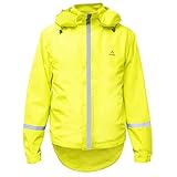 Rainrider Regenjacke (Herren/Damen) Neon, XL, Fahrradregenjacke, reflektierende,...