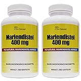 Mariendistel Extrakt 400mg (Pro Kapsel 80% Silymarin 320mg) (Silymarin) 480...