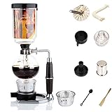 Siphon Kaffeemaschine Japanischen Stil Vakuum Glas Siphon Topf Percolators 1-3...