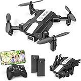 Wipkviey Drohne mit Kamera 1080P, T25 Mini RC Quadrocopter mit FPV WiFi Übertragung,...
