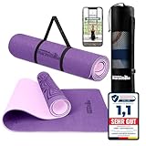 LA MENTE ES MARAVILLOSA - Gymnastikmatte, Rutschfest Yogamatte inkl. Tragegurt +...