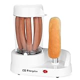 Orbegozo Máquina para hacer perritos calientes 1 a 6 salchichas. Punzón...