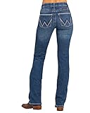 Wrangler Damen Willow Mid Rise Boot Cut Ultimate Riding Jeans, Davis, 0W x 34L