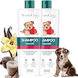 Beauty Case Pet Shampoo für Hunde, Welpen, 500 ml – 2 x 250 ml Shampoo für Hunde, sehr...