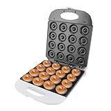LOCADENCE Mini Donut Maker, 1400W 16 Löcher Nicht Stick Aluminium Elektrische Donut...