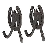 Metall S Haken 2 Stück Vintage Gusseisen Rustikal Ranch Hufeisen...