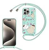FERLAN Silikon Handykette für iPhone 6/6s/7/8/SE 2020/SE 2022 Hülle,Stylische...