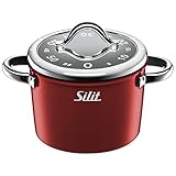 Silit Vitaliano Rosso Kurzzeitwecker, Eieruhr, Küchentimer, Einstellzeit bis 60 Minuten
