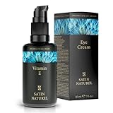 Augencreme mit BIO Aloe Vera + Hyaluron + Taurin + Vitamin E - Augenringe...