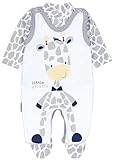 TupTam Baby Mädchen Jungen Strampler mit Langarmshirt Aufdruck Spruch 2 teilig,...
