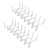 JOLNEX 2 Stück Verstellbarer Edelstahl Topfdeckelhalter, Spareribs-Halter,...