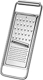 WMF Gourmet Küchenreibe Edelstahl, 30 x 12 cm, 3in1, Reibe und Hobel, Cromargan...