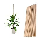 Plant Support Sticks, 50 Stück 40 cm Wiederverwendbare Bambuspflanzen Support Flower...