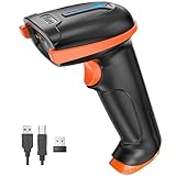 Tera Kabelloser Handheld-Barcode-Scanner 1D Laser Wireless und USB-Wired mit...
