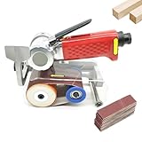 VNNHGB Pneumatische Drahtziehmaschine, 7000 U/min Hand-Mini-Bandschleifer mit...