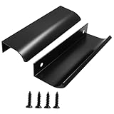 Auvotuis Fingerkantenzug für die Rückseite, 120 mm, schwarzer versteckter Griff,...