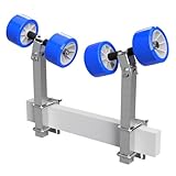SUPROD 2er Pendelrollen Sliprollen Sliphilfe Bootstrailer TPU RKSRLX-2X2-TPU, Ø 120 mm,...