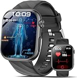 2025 Neu Smartwatch EKG+HRV/BMI/Harnsäure/ΒΙυtｚυcker Herren Damen, 1.97'' AMOLED...