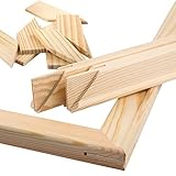Estika® Keilrahmen für leinwand - 50 x 40 cm, Dicke: 2cm - Holzleisten zur...