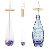 Diwoker Flaschenbürste für Glasflaschen Flaschenreiniger, 2 STK...