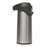 EUROHOME Airpot Pumpkanne Edelstahl mit einer Füllmenge von 1,9 Liter -...