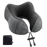 Priksia Reisekissen,Nackenkissen Flugzeug & Auto aus Memory Foam mit samtweichem...