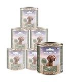 Dehner Premium Hundefutter Adult | Nassfutter für ausgewachsene Hunde | Allergiker |...