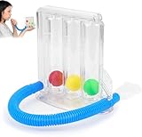 Rierousy Atemtrainer Lungentrainer, Atemtrainer mit 3 Bunten Bällen, Atemtrainer für...