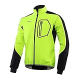 BERGRISAR Herren Fahrradjacke für Winter Fahrrad-Rennrad-Mtb Jacke Softshell...
