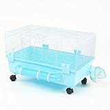 AOCZZ Großer Hamsterkäfig, Wüstenrennmäuse, tragbarer Meerschweinchenkäfig für...