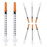 10 Stück 1 ml/cc Plastiktube (31G x 6mm) Mehrzweck-Messwerkzeuge, Einzeln verpackt,...